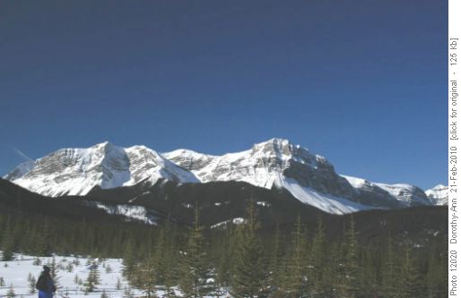 Some of the mountains on view
