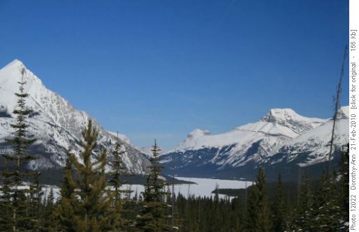 More great views. Looking along Spray lake