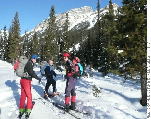 Heading up to the back of the valley