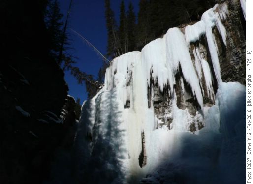Johnston Canyon's Upper Falls
