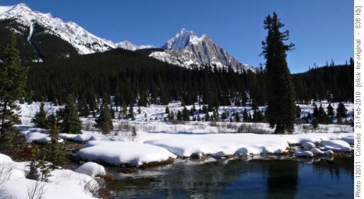Mt Ishbel's reflection in the Inkpots.