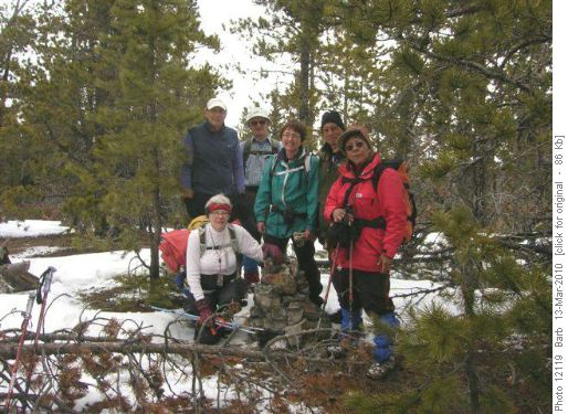 At the cairn marking the top of Mt McNabb