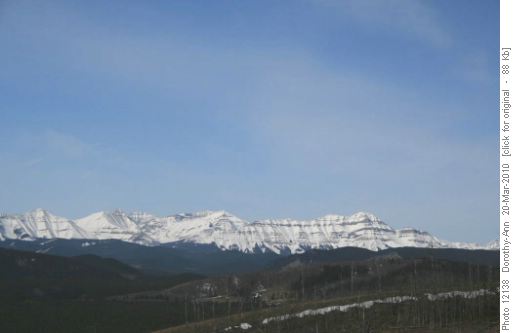 Mountains to the west from Long Prairie Ridge
