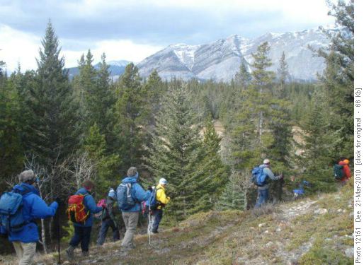 On the esker at Bow Valley PP