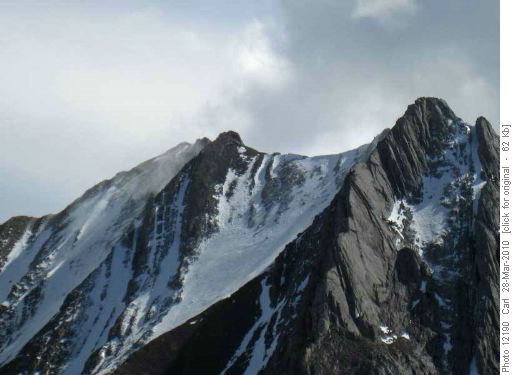 Snowstorms blowing UP Kananaskis Peak