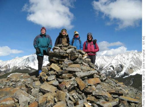 on summit of Junction Hill