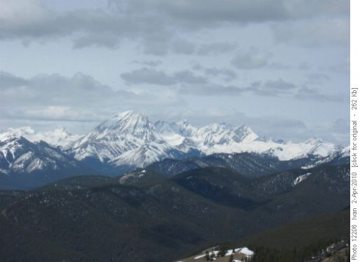 Junction Hill view: Mist Mtn