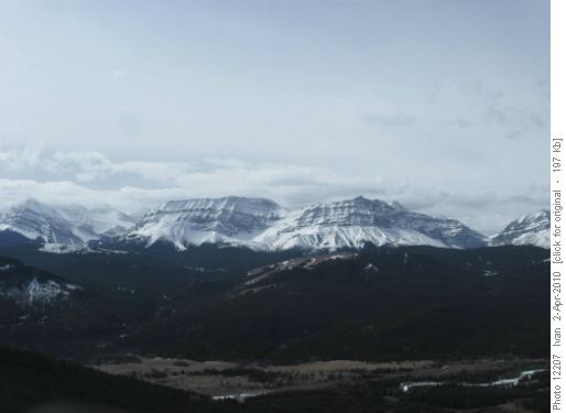Junction Hill view: Mts. Armstrong & McLaren