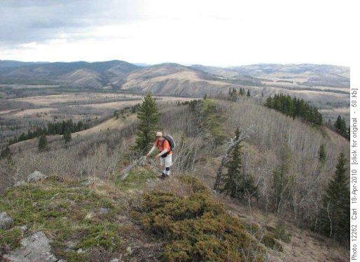 Keith on a ridge
