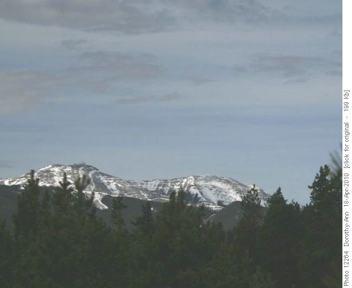 Good views to the south & southwest