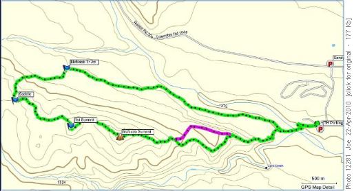 Mt McNabb GPS track