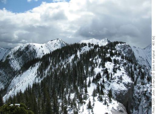 Alpine country on the Heart Mountain loop