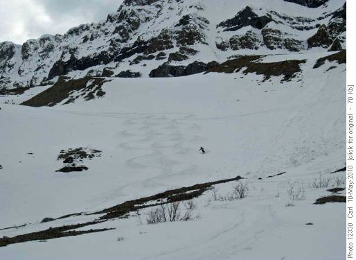 Bill descending White Pyramid.