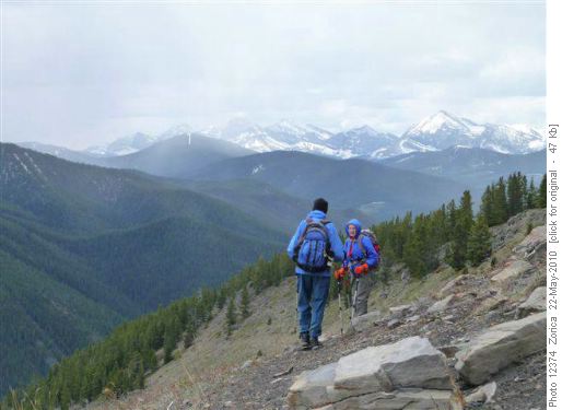On the way up Raspberry Ridge