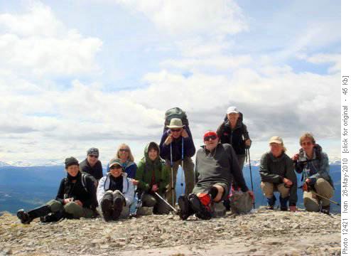Coliseum Mt. /France, Alicja, Yoko, Kim, Janet, Bob, Ivan,Janice, Susan, Yolande/,