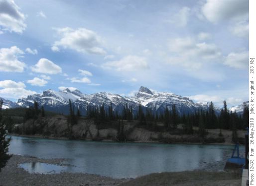 Siffleur Falls trail