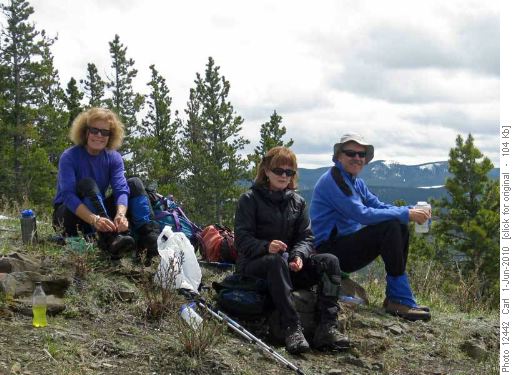 Lunch at Sulphur Springs viewpoint