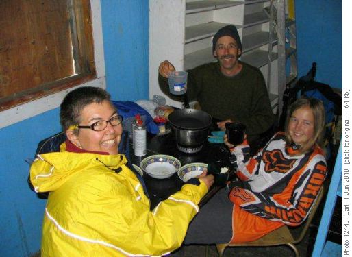 David, wife Maura, stepdaughter Airyn, Baffin Island