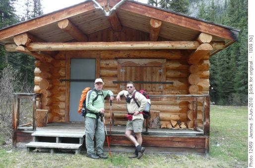 David and Jerome went on to prove there really was a warden's cabin!