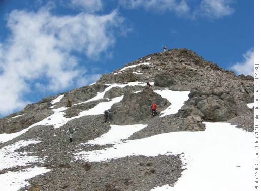 West fork Nihahi Cr. Ridge/ Yoko, John, Ivan, Janet, Sim/