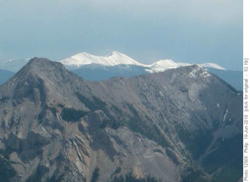Mt. Baldy(foreground) & Moose Mtn