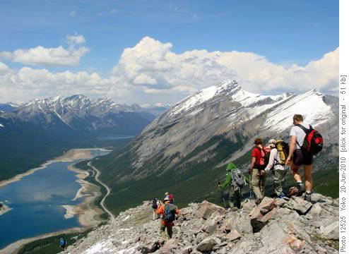 Heading Down from the Summit