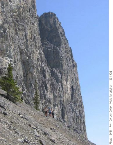 Yamnuska south face