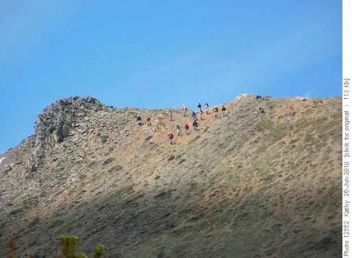 Coming off a smaller summit