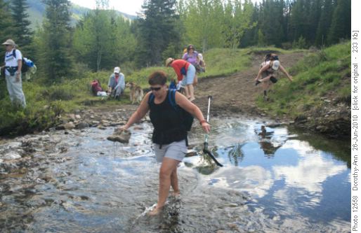 Crossing the creek