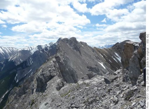 6_Looking at next 2 bumps on the ridge past Kananaskis