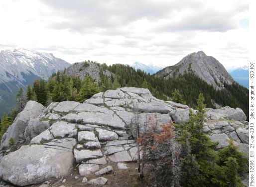 First peak in the distance