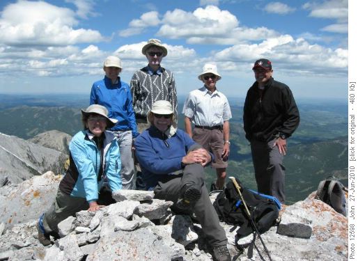 Summit photo Holy Cross (thanks Jeannine my mum likes these!)