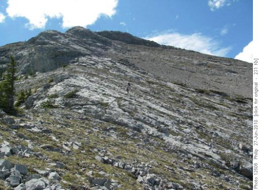 Open slope on Jewel