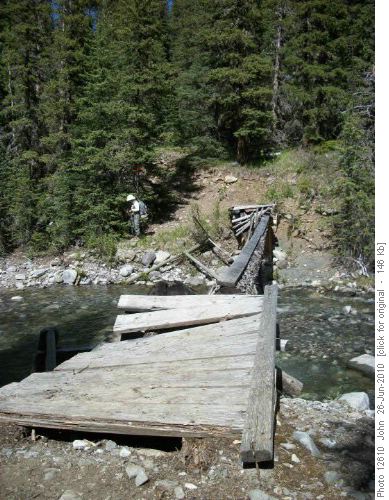 The Ex-Bridge across Bluerock Creek