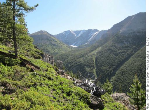 Mt McDougall from SW Ridge
