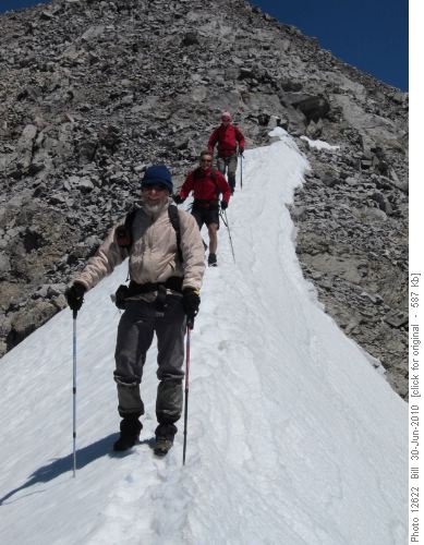 On the way down