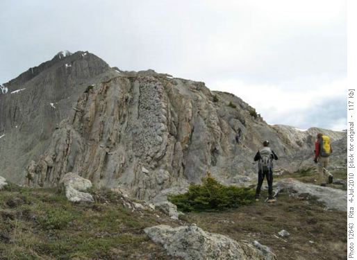 interesting rocks along ridge