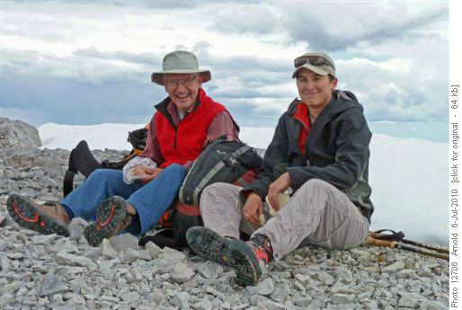 Father & Daughter On The Summit