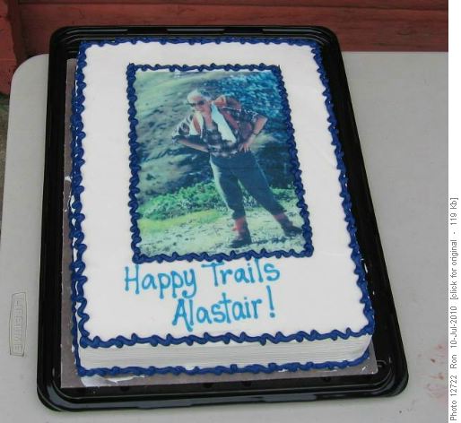 {238 Alastair Sinclair}'s cake