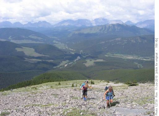 above treeline on Burke