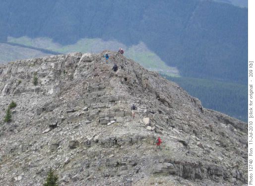 ridge on Mount Burke
