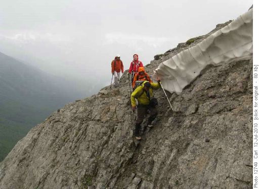 Ducking into shelter