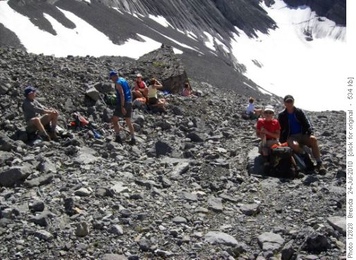 Lunch near the glacier