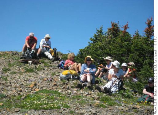 Lunch on Jumpingpound Mtn