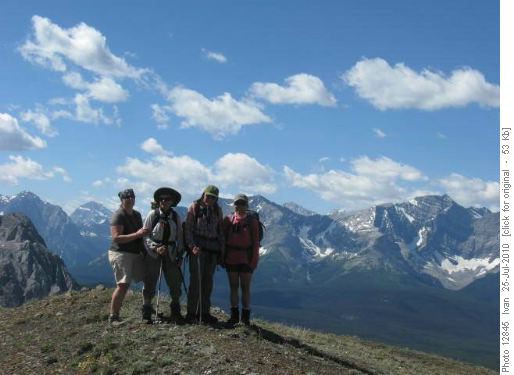 Wally and the girls at Gap-Elpoca col