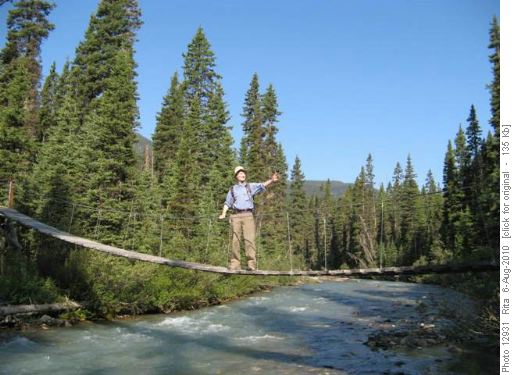 Peter on Ochre Ck bridge