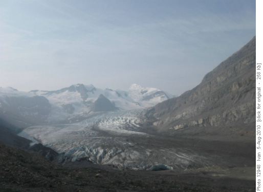 Robson Glacier and Mt Resplendant Robson Glacier and Mt Resplendant
