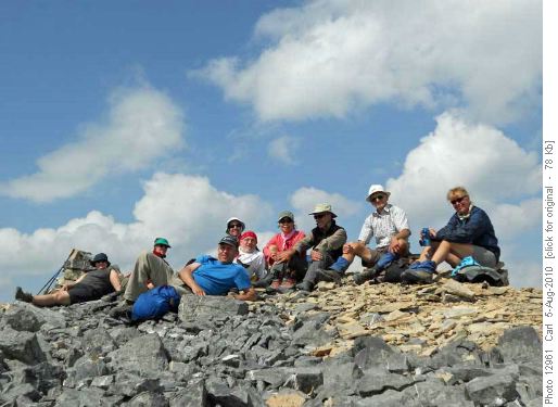 On the summit of Titkana Peak On the summit of Titkana Peak