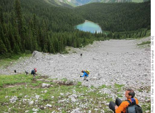 Galatea Lakes - Descend to Lillian Lake