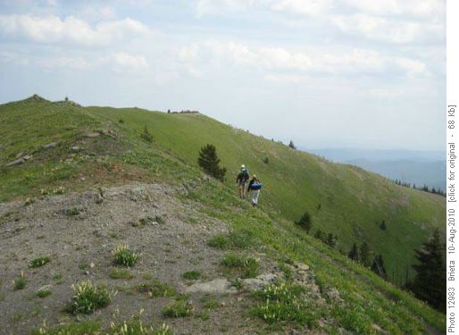 Sandy and Dusan on Cox Hill Ridge